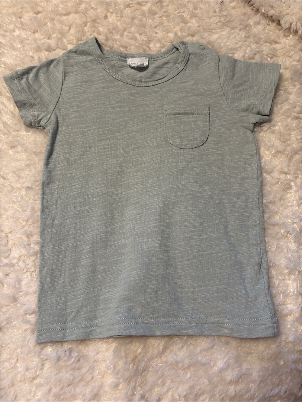 Jamie Kay 1 Year Pocket T-Shirt in Ocean Spray